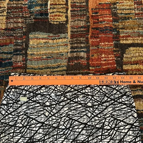 LISETTE Black and White Patterned Women's Pull-on Pencil Skirt -Size 6. - Picture 3 of 12